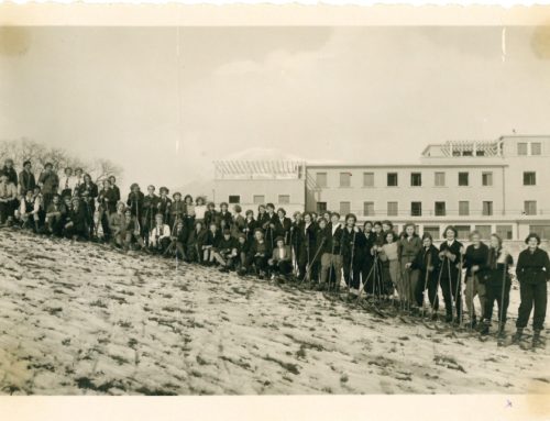 Whole School on Skis 1931