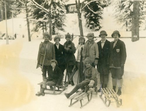 Skiing and Sledging 1929